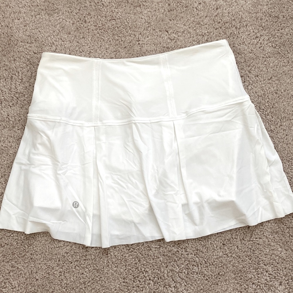 White Lululemon Tennis Skirt